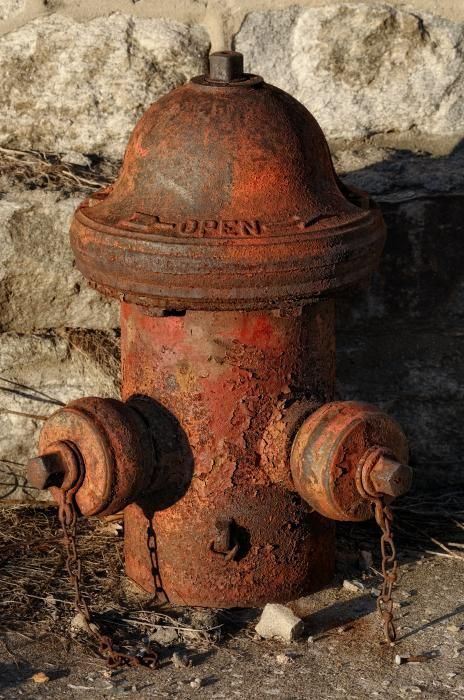 Vintage Hydrant Poster By Don Schroder Rust Never Sleeps, Fire Hydrants, Rust In Peace, Peeling Paint, Rusty Metal, Iron Oxide, Fire Hydrant, Color Textures, In Peace