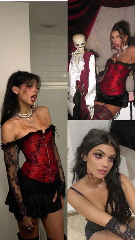 Halloween Costume Ideas for That Girl | It Girl Women Halloween Costume Ideas | Solo Costume Ideas #halloween #costume #halloweencostume, #halloweencostumeideas, #halloweencostumes2024, #spookycostumes, #halloweenoutfits, #costumeideas, #halloweendressup, #halloweenfashion, #halloweencostumeparty, #scarycostumes, #halloweenlooks Vampire Diaries Halloween Costume Ideas, Vampire Halloween Costume Ideas, Vampire Diaries Halloween Costume, Vampire Diaries Halloween, Girl Halloween Costumes, Spooky Halloween Costumes, Horror Halloween Costumes, Vampire Halloween Costume, Classy Halloween Costumes