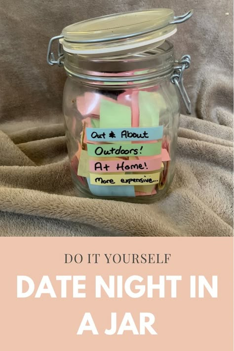 DIY Date Night Jar – Create Joy in Life Couples Date Night Jar, Color Coded Date Night Jar, Date Night Jar Ideas Diy Creative, Jar With Date Ideas, Popsicle Stick Date Night Jar, Date Ideas Jar Diy, Date Night Ideas Cards Free Printable, Date Night Diy Ideas, Date Night Ideas In A Jar