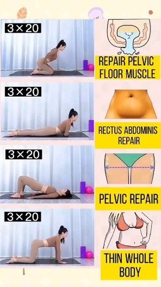 Instagram Modele Fitness, Belly Workout Challenge, Kegel Exercise, Quick Workout Routine, Workout Without Gym, Bodyweight Workout Beginner, Floor Workouts, Post Partum Workout, Trening Pilates