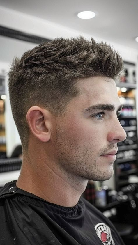 27 Low Taper Fade Haircuts for the Stylish Man Men Haircut Trendy Best Style, Short Hair Men Style Haircuts, Mens Hair Fade Long On Top, Subtle Fade Haircut Men, Mens Haircut No Fade, Clean Cut Haircut For Men, Mens Sideburn Styles, High Fade Textured Top, Men Haircut Taper Fade