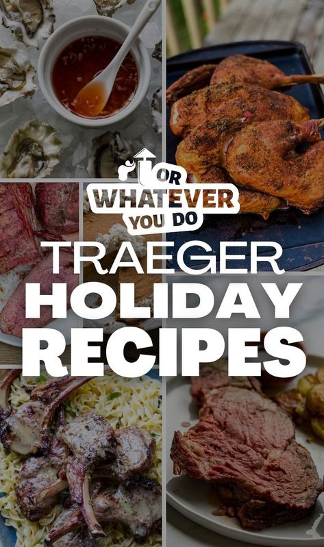 Favorite Traeger Holiday Recipes Traeger Christmas Recipes, Winter Smoker Recipes, Ultra Creamy Mashed Potatoes, Traeger Smoked Turkey, Grilled Butternut Squash, Christmas Meat, Smoked Dishes, Creamy Mashed Potatoes Recipe, Winter Side Dishes