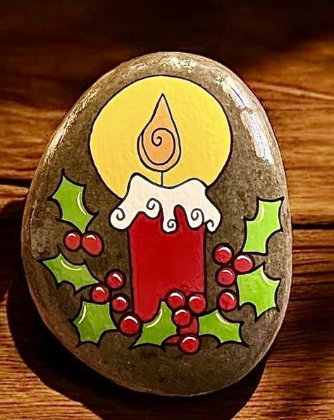 Rock Painting Christmas, Winter Rocks, Rock Painting Ideas For Kids, Christmas Pysanky, Toddler Projects, Painting Ideas For Kids, Christmas Rocks, Painted Rocks Kids, Christmas Rock