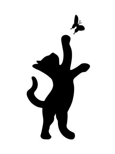 Free printable Kittens stencils and templates Cat Stencil Templates, Cat Stencil Art, Free Cat Silhouette Printable, Cat Shadow Drawing, Cute Cat Silhouette, Cat Stencils Templates Free Printable, Black Cat Silhouette Printable, Cat Shilloute, Cat Silloute