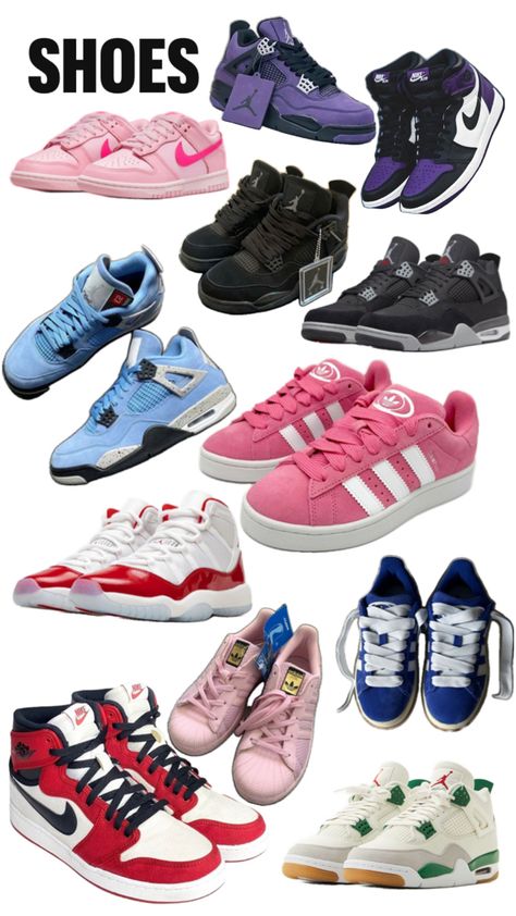 Shoe Collage, Shoes Collage, Aesthetic Shoe, Scott Pilgrim, Color Collection, Cute Shoes, Me Too Shoes, That Look, Collage