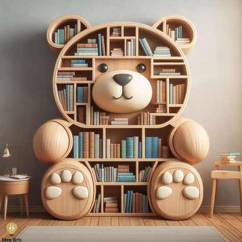 Woodworking Projects Gifts, Home Library Rooms, Living Room Wall Designs, Room Bookshelf, New Home Decor Ideas, Dream Bedroom Inspiration, Home Hall Design, Cute Furniture, Interior Design Images