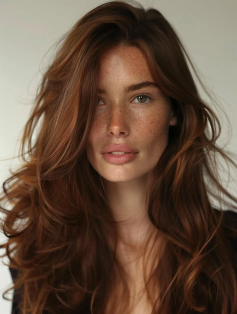 Copper Brown Hair, Light Auburn Hair, Warm Brown Hair, Amber Hair, Chestnut Brown Hair, Rambut Brunette, Chestnut Hair, Honey Brown Hair, Chocolate Brown Hair