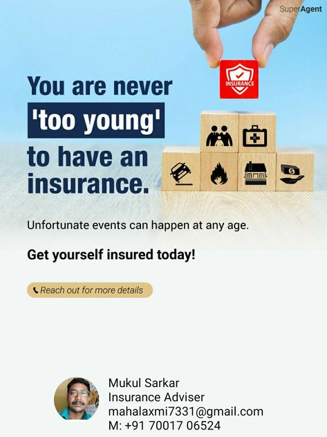 Insurance Poster Design, Life Insurance Marketing Ideas, Bank Quotes, Life Insurance Marketing, Life Insurance Facts, Financial Consultant, Soap Packaging Design, Life Insurance Agent, Insurance Marketing