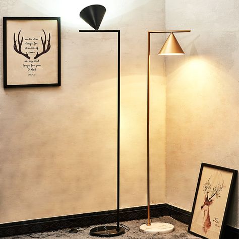 Nordic Ins Italian Design Individual Led Floor Lamp Modern Metal Marble Standing Lamp Living Room Study Bedroom Bediside Studio|Floor Lamps| - AliExpress Standing Lamp Living Room, Studio Floor, Floor Lamp Styles, Geometric Floor, Gold Floor Lamp, Study Bedroom, Led Floor, Black Floor Lamp, Lamp Modern