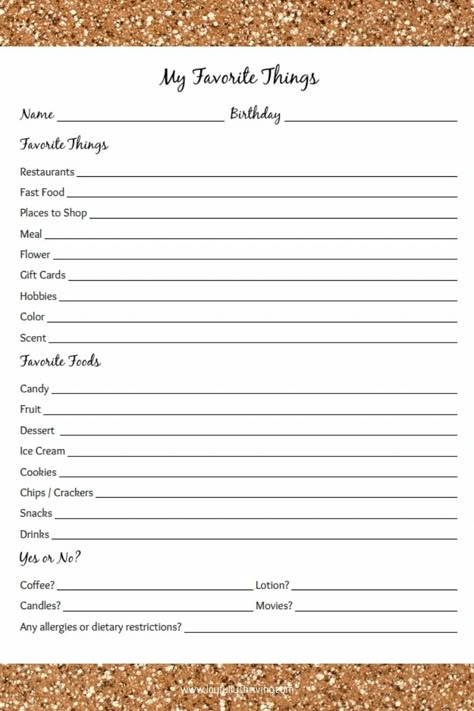 What a great idea! Use this free printable list to find out exactly what your child's teacher really likes! #freeprintable #teachersgift #giftideas Teachers Likes List, Teacher Likes Survey, Teacher Likes Survey Free Printable, Favorites List Questions For Gifts, Things I Like List, Teacher Questionnaire Free Printable, Favourites List Questions, Teacher Favorites Printable, Favorites List Questions