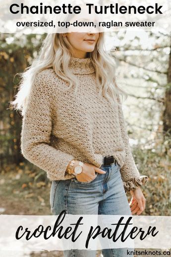 Crochet Fringe Sweater, Super Bulky Yarn Sweater Pattern, Crochet Trendy Sweater, Free Top Down Crochet Sweater Patterns, Easy Free Crochet Sweater Pattern, Beginners Crochet Sweater, Crochet Alpine Stitch Sweater, Kirsten Holloway Crochet, Easy Top Down Crochet Sweater