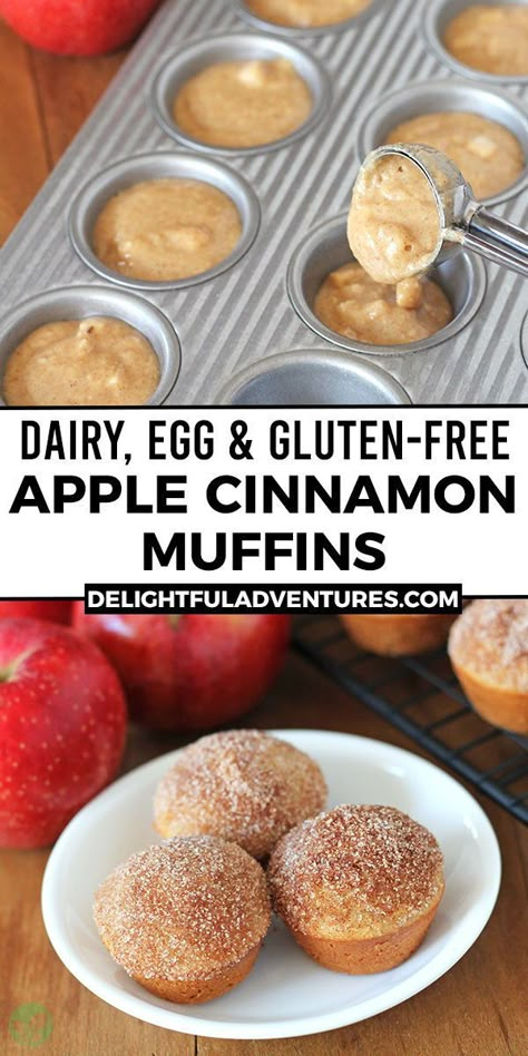 Vegan Apple Muffins, Buttermilk Baking, Alpha Gal, Dairy Free Recipes Dinner, Sandwiches Recipes, Allergen Free Recipes, Apple Cinnamon Muffins, Vegan Muffins, Keto Baking