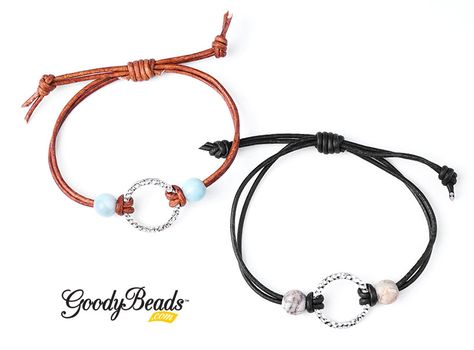 Tag: Dakota Stones - Sliding Knot Leather Bracelet, Leather Bracelet Ideas Diy, Adjustable Cord Bracelet Diy, Adjustable Leather Bracelet Diy, Diy Ring Bracelet, Adjustable Leather Bracelet, Slip Knot Bracelet Diy, Adjustable Bracelet Diy Sliding Knot, Beading Knots