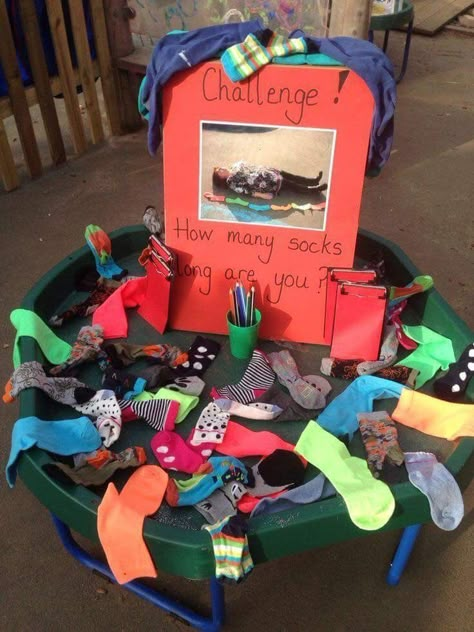 So cute for Fox in Socks! Outdoor Maths, Reception Maths, Eyfs Outdoor Area, Maths Eyfs, Clothes Study, Clothing Study, Eyfs Maths, Early Years Maths, Reception Class