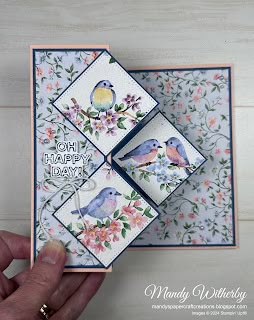 Diamond Pop-up Fun-fold Card Fancy Fold Card Tutorials, Card Making Templates, Hand Made Greeting Cards, Fun Folds, Card Layouts, Design Cards, Fold Cards, Designer Series Paper, Up Book