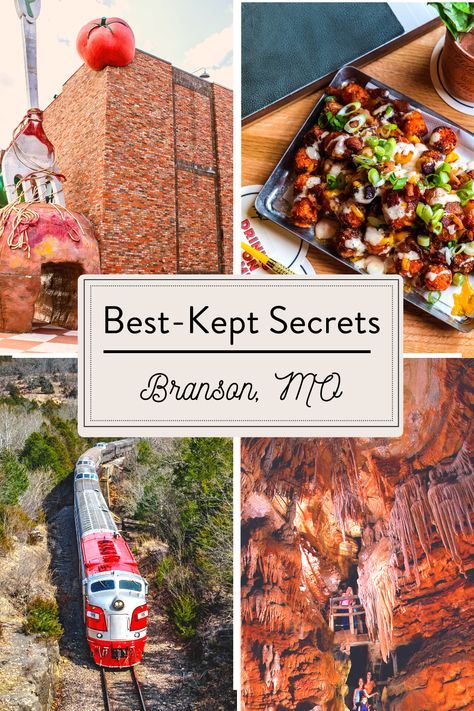 From international eats and record-breaking attractions to local nightlife venues and historic landmarks, Branson has many hidden gems waiting to be discovered. Take time to step off the beaten path to experience some of Branson's best-kept secrets! #explorebranson #bransonmissouri #bransonmo #branson 417land #visitmissouri #visitmo Branson Mo With Kids, Branson Missouri Vacation, Missouri Vacation, Branson Vacation, Historic Landmarks, Vacation Locations, Vacation Itinerary, Branson Missouri, Branson Mo