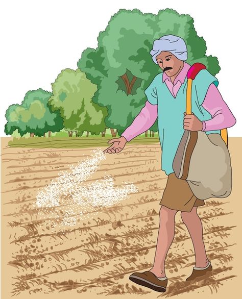 Farmer Working In Field Drawing, Farmers Pictures, Agriculture Drawing Easy, Farmer Drawing Easy, Farmer Pic, Agriculture Painting, Farmer Pictures, Farming Drawing, Farmer Image