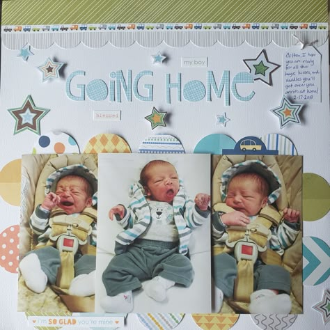 Infant Scrapbook Ideas, 1 Month Scrapbook Page, My First Year Scrapbook Ideas, One Year Old Scrapbook Ideas, Scrap Book For New Born Baby, Babybook Scrapbook Ideas, Sonogram Scrapbook Page Ideas, New Baby Scrapbook Layouts, Ultrasound Scrapbook Layouts