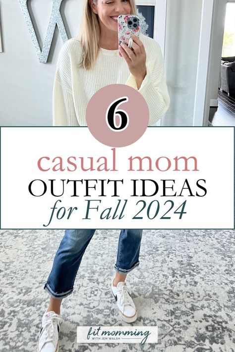 Looking for Mom Style Inspiration for Fall 2024? This collection of Casual Mom Outfits showcases versatile pieces that fit seamlessly into your wardrobe. From cozy sweaters to stylish jeans, these Women's Style essentials will help you stay fashionable while managing a busy lifestyle. Get inspired to refresh your fall wardrobe with these trendy ideas. Fall Mom Style 2024, 180lbs Women Outfit, Fall Fashion Mom Casual, 2024 Fall Mom Outfits, Fall Outfits Simple Casual, Fall Outfits Mom 2024, Fall 2024 Mom Outfits, Mom Outfits Fall 2024, 2024 Mom Style