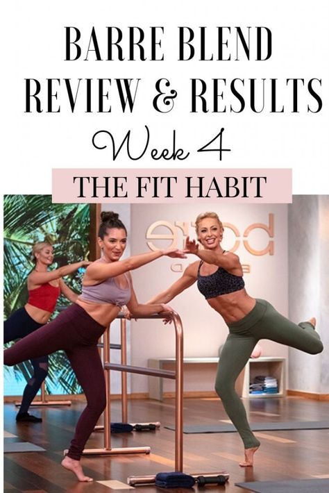 Barre Blend Results 4 Week Later with Before and After Photos : The Fit Habit Body Work Out At Home, Home Workout Plan For Beginners, Barre Blend, Home Workout Room, Home Workout Programs, Workout Routine For Women, Fitness Backgrounds, Cardio Barre, Work Out At Home