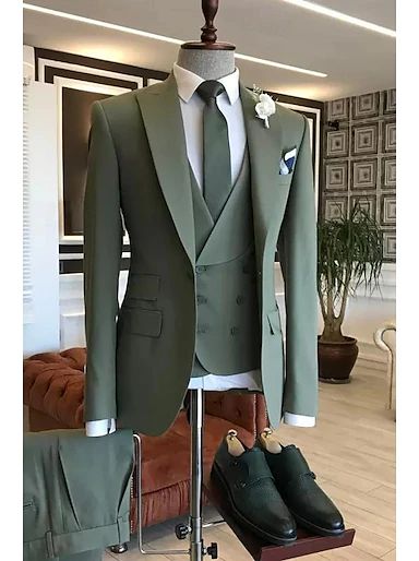 Beige Men's Beach Wedding Linen Suits Solid Colored 3 Piece Fashion Casual Tailored Fit Single Breasted Two-buttons 2024 2024 - $131.99 Cocktail Suits For Men, Mens Wedding Suits Navy, 3 Piece Suit Men Wedding, 3 Piece Suit Men, Green Suit Men, Suit For Men Wedding, Best Wedding Suits, Mens 3 Piece Suits, Prom For Guys