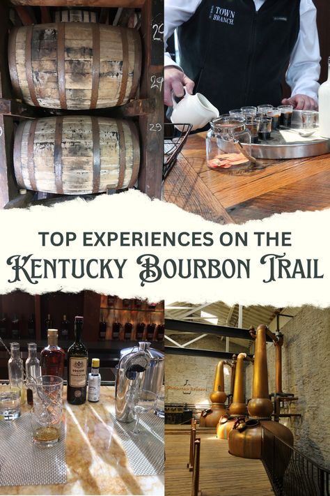 The Kentucky Bourbon Trail is made up of 18 distilleries, located throughout the state of Kentucky. In this article, we share our favorites, from best tasting to most family friendly. Louisville Kentucky Bourbon, Ky Bourbon Trail, Bourbon Trail Kentucky Trips, Bourbon Tour Kentucky, Louisville Kentucky Bourbon Trail, Kentucky Weekend Getaways, Bourbon Trail Kentucky Outfits, Bourbon Aesthetic, Bourbon Trail Kentucky