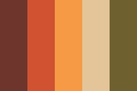 Atum Color Palette, Autumn Wedding Pallet, Autumn Pallete Colors, Autumn Colour Pallet, Six Colour Palette, Small Color Palette, Good Color Palettes, Harvest Color Palette, Fall Pallet Colors