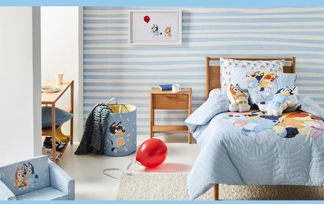 Bluey Themed Bedroom Ideas, Bluey Theme Room, Bluey Theme Bedroom, Bluey Themed Nursery, Bluey Themed Bedroom, Bluey Inspired Bedroom, Bluey Kids Bedroom, Bluey Toddler Room, Bluey Bedroom Ideas For Kids