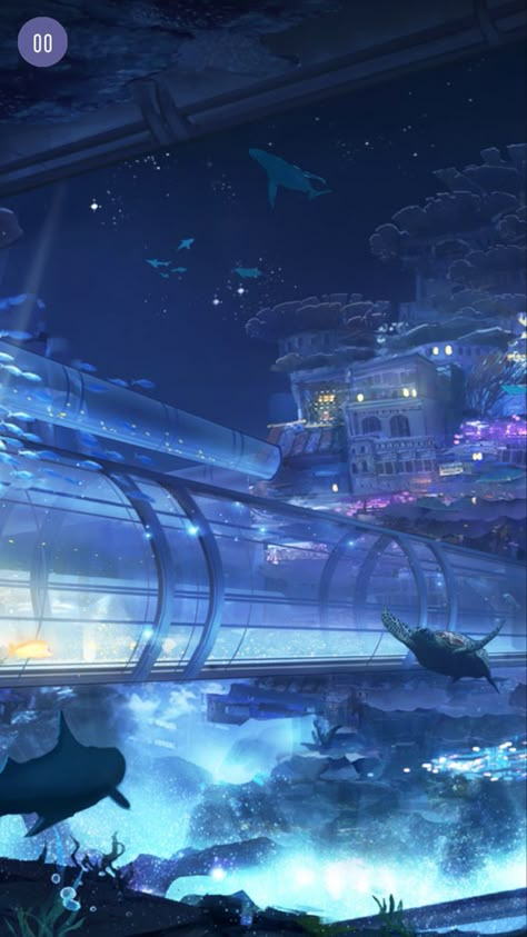 Underwater Chinese City, Post Apocalyptic Underwater City, Under Water City Fantasy Art, Underwater City Futuristic, Underwater Base Concept Art, Sci Fi Underwater City, Futuristic Water City, Hydropunk City, Hydro Punk City