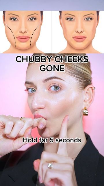 Slim Down Your Face, Cheek Fat, Face Massage Techniques, Facial Routine Skincare, Latihan Dada, Facial Massage Routine, Face Yoga Exercises, Face Yoga Facial Exercises, Facial Routines