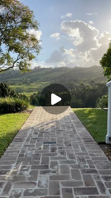 Glenfernie Farm on Instagram: "The recycled brick path that gets more attention than anything else. After realising that most of the recycled bricks around Byron / Brisbane area weren’t going to cut it, we sourced palettes from Sydney.   The bricks we chose were recycled with a limewash finish. The grout is a mix of white sand with offwhite cement (ratio 3:1).   Could not be happier with the end result. 🧱" Recycled Brick Path, Glenfernie Farm, Reclaimed Brick Patio, Red Brick Pavers, Outdoor Paving, Brick Path, Recycled Brick, Reclaimed Brick, Garden Floor