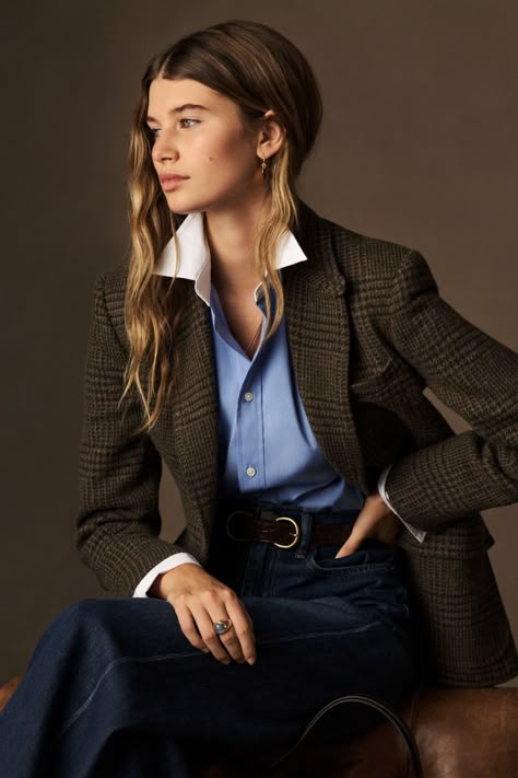 Polo Ralph Lauren Fall 2023 Ready-to-Wear Collection | Vogue Fall 2023 Ready To Wear, Ralph Lauren Fall, 2023 Ready To Wear, Ralph Lauren Style, Mode Casual, Ralph Lauren Women, Ralph Lauren Jeans, Old Money Style, Ralph Lauren Collection