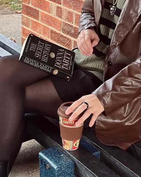 Reading A Book, Autumn Aesthetic, A Coffee, Fall Fashion, A Book, Reading, Wardrobe, Coffee, Books