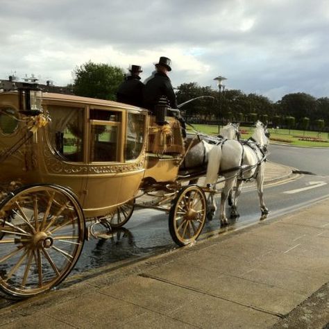 Horse Carriage Aesthetic, Carriage Aesthetic, Fairytale Entrance, Old Carriage, Kingdom Vbs, Cinderella Aesthetic, Vintage Carriage, Wedding Transport, Royal Core