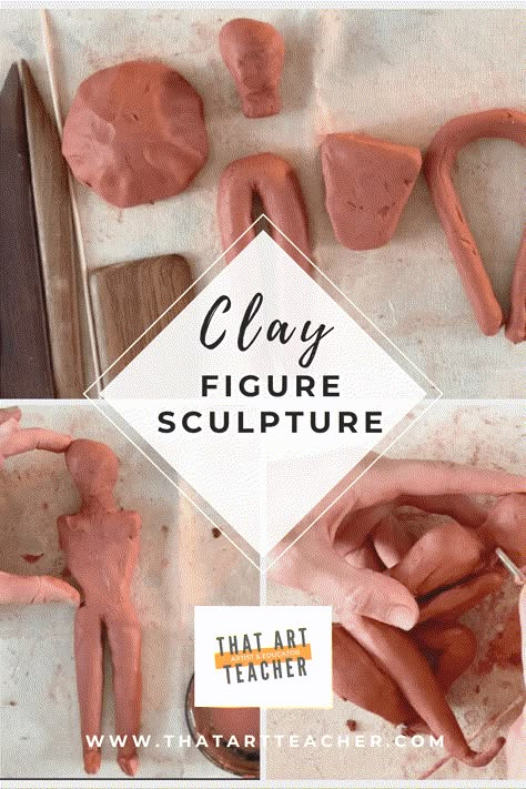 Clay Sculpture People, Sculpting Clay Figures, Air Dry Clay Figure Sculpture, Clay Person Sculpture Easy, Air Dry Clay Sculpture Tutorials, Polymer Clay Figurines People, Air Dry Clay Sculptures & Statues, Advanced Clay Projects, Ceramics Projects Sculptures & Statues