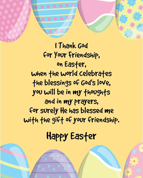 Happy Easter Sister Quotes, Easter Blessings Quotes Families, Easter Blessings Quotes Friends, Easter Blessings Images, Easter Prayers Quotes, Easter Week Quotes, Easter Blessings Quotes Faith, Happy Easter Quotes Friends, Happy Easter My Friend