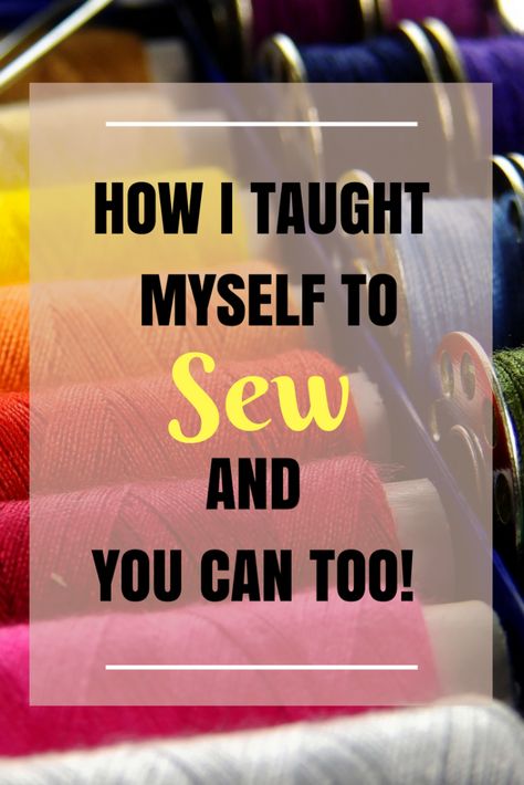 I taught myself to sew and so can you!! Find out how! Syprosjekter For Nybegynnere, Sewing Videos, Best Sewing Machine, Tutorial Sewing, Learning To Sew, Beginner Sewing Projects, Sewing 101, Beginner Sewing Projects Easy, Leftover Fabric