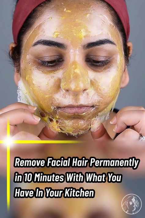 Removing Facial Hair Women, Remove Facial Hair Permanently, Natural Facial Hair Removal, Diy Facial Hair Removal, Natural Hair Removal Remedies, Female Facial Hair, Face Hair Removal, Chin Hair, Natural Hair Removal