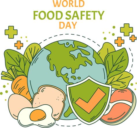 World food protection day Food Safety Posters Drawing, Healthy Community Poster, Save Food Poster Drawing, Food And Nutrition Posters, Healthy Food Poster Drawing, Slogan About Nutrition, Food Poster Drawing, Consumer Health Poster, World Food Safety Day Poster