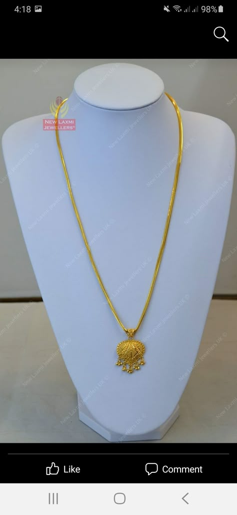 Gold Pendant Designs Indian, Gold Long Chains Indian Jewellery, Ladies Chain Designs Gold, Long Chains Indian Gold, Trendy Silver Jewelry, Simple Necklace Designs, Gold Earrings For Kids, Golden Jewellery, Chain With Pendant