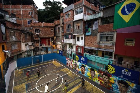 25 Turfs You Need To Play On Before You Die – Find Your Soccer – Medium Favelas Brazil, Messi Y Cristiano, Cuba Street, Street Football, Street Soccer, Brazil Aesthetic, Brazil Culture, Brasil Aesthetic, Football Pitch