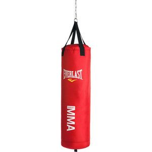 Everlast MMA Polycanvas 70-Pound Heavy Bag, Red for $35.00 with free store pickup. Martial Arts Gear, Boxing Punches, Boxing Punching Bag, Mma Gym, Mma Gear, Mma Training, Everyday Workout, Boxing Gym, Heavy Bags