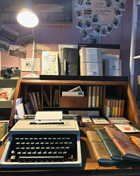 It’s dark and moody on the writers desk today. We are open 10-5 today. Victorian Desk Aesthetic, Writing Desk Setup, Writers Desk Aesthetic, Writer Bedroom, Writers Bedroom, Writing Desk Aesthetic, Writer Room, Writer Studio, Writer Desk