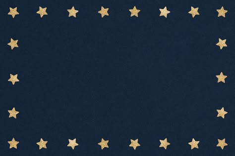 Gold star patterned frame on a midnight blue background | free image by rawpixel.com / NingZk V. Simple Google Slides Background, Background Images For Slides, Dark Blue Powerpoint Background, Cute Backgrounds For Presentation, Blue Google Slides Background, Background For Slideshow, Powerpoint Wallpaper Backgrounds, Wallpaper For Google Background, Cute Slide Background