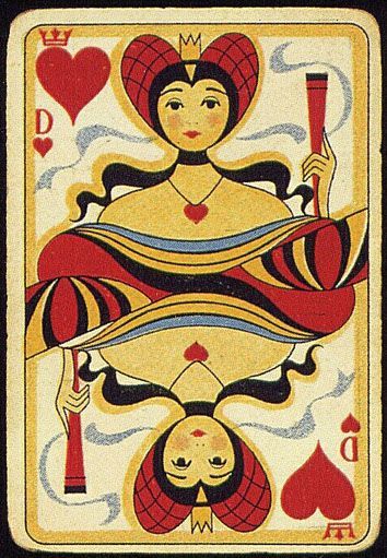 Diy Tarot Cards, Art Playing Cards, Queen Of Hearts Card, Playing Card Art, Cards Playing, Playing Cards Art, The Queen Of Hearts, Playing Cards Design, Games Design