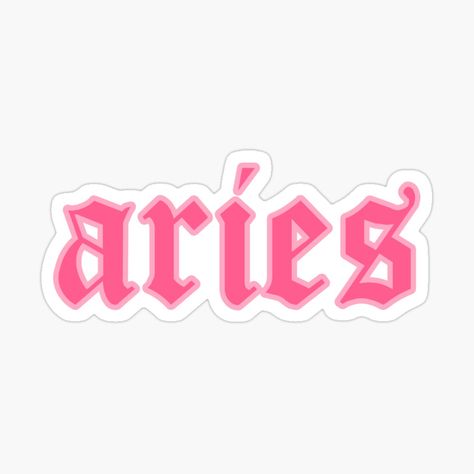 Aries Laptop Wallpaper, Aries Zodiac Sign Wallpaper, Y2k Wall Collage, Aries Stickers Aesthetic, Aries Zodiac Poster, Aries Sticker, Aries Aesthetic, Cute Calendar, What To Draw