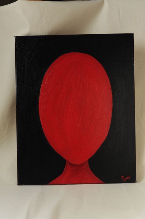 Painting With White Background, Black Background Painting Easy, Inspiration Canvas Painting, Scary Paintings, Meaningful Paintings, Emotional Painting, Disney Canvas Art, Arte Peculiar, Simple Canvas Paintings