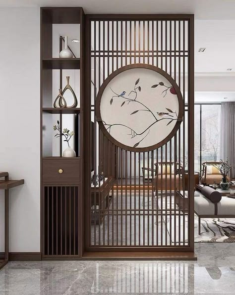 Wall Partition Design, Living Room Divider, House Interior Design Styles, Divider Design, Interior Design Your Home, Hall Interior Design, Hall Interior, Foyer Design, Living Room Partition