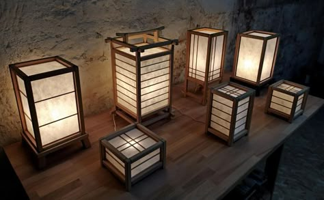 Home Dojo, Craftsman Cabin, Shoji Lamp, Rice Paper Shade, Bedroom Paris, Floor Lanterns, Asian Lamps, Japanese Paper Lanterns, Japanese Lamps