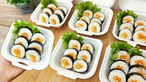 Resep Sushi, Food Pic, Creative Food, Diy Food, Food And Drink, Drinks, Ethnic Recipes